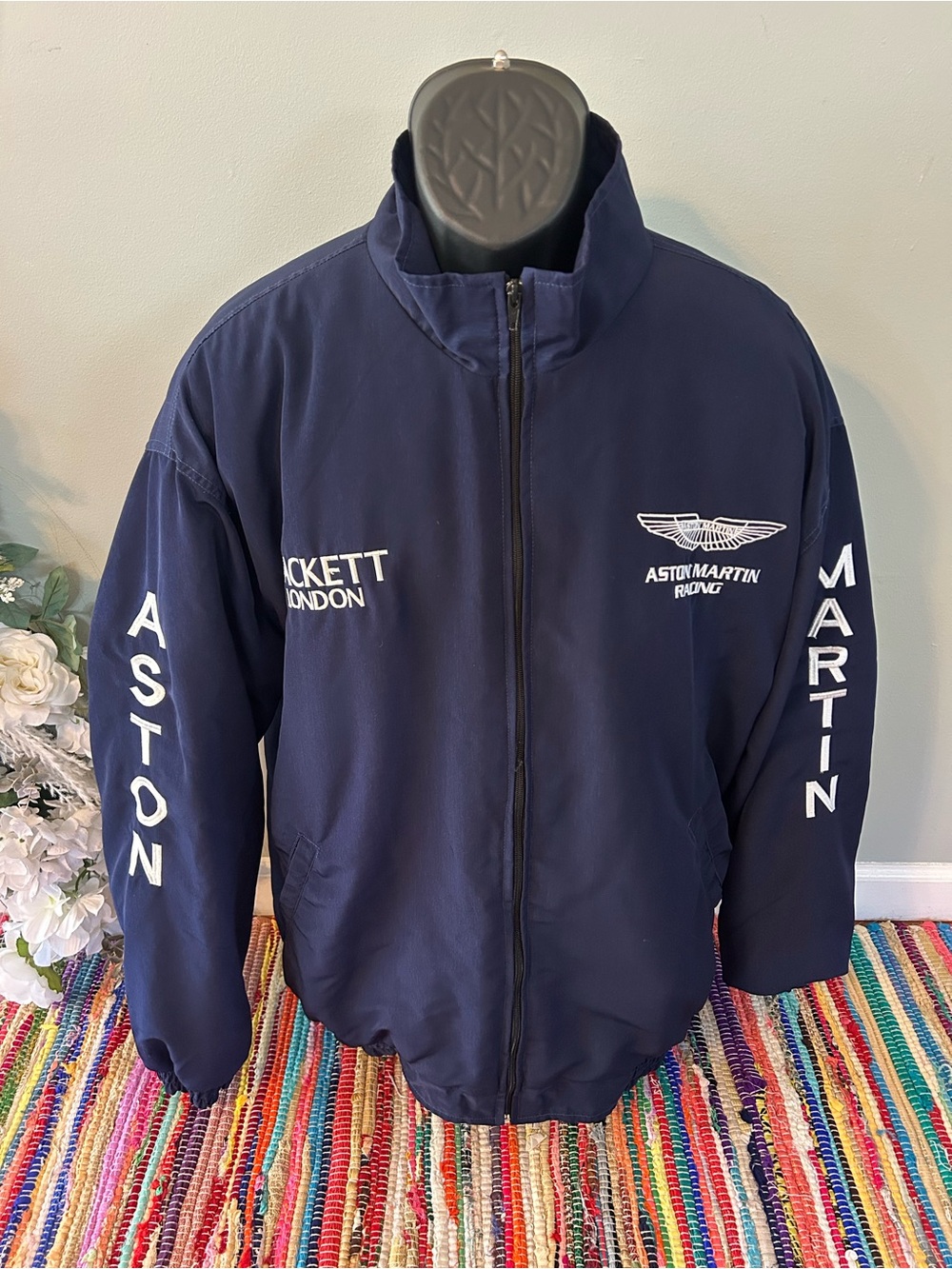 Hackett London x Aston Martin Racing Exclusive Jacket Formula 1 Navy Blue XL